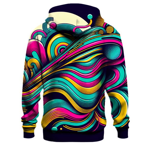 Electric Funky Patterns Hoodie