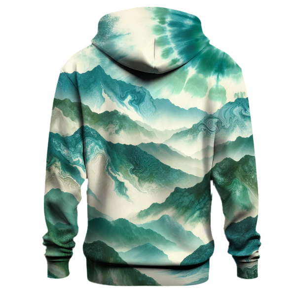 Mountain Stream Tie-dye Hoodie