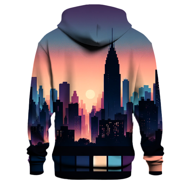 City Skyline Dusk Hoodie