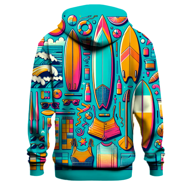 Electric Surfing Vibes Hoodie