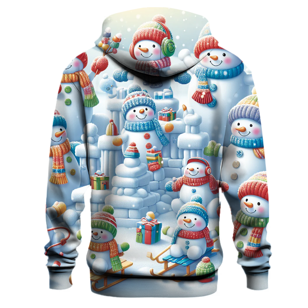 Jolly Holiday Snowmen Hoodie