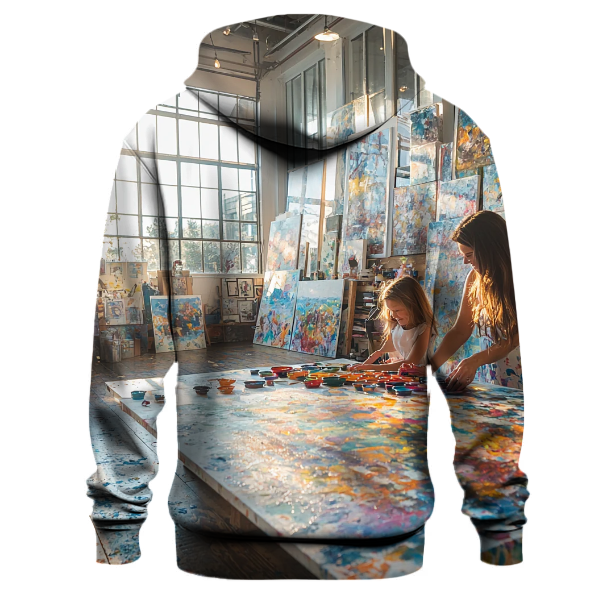 Painted Memories Creating a Canvas of Love Hoodie