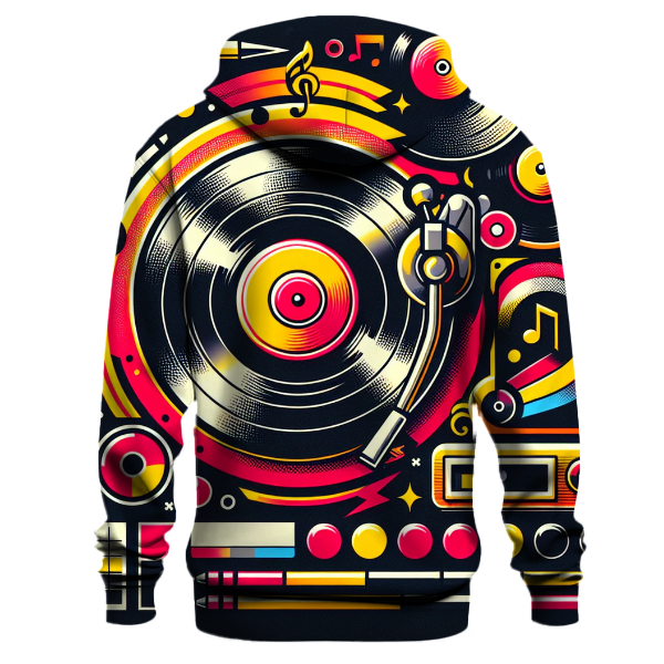 Groovy Vinyl Vibes Hoodie