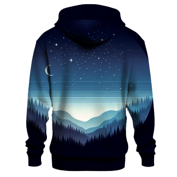 Moonlight Silhouette Gradient Hoodie
