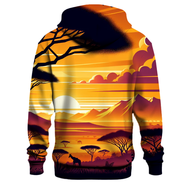 Golden Safari Sunset Hoodie