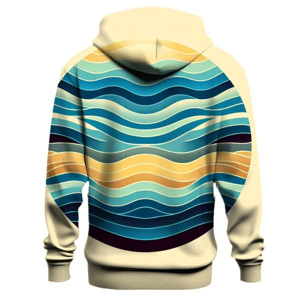 Seaside Sunset Waves Hoodie