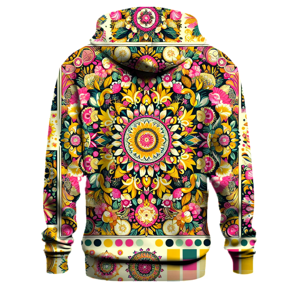 Vibrant Floral Summer Hoodie