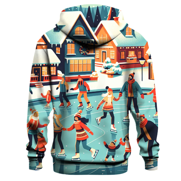 Christmas Village Skaters Hoodie