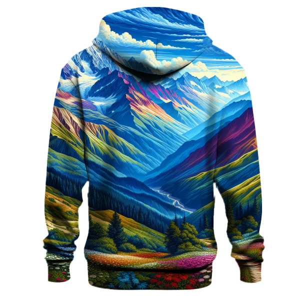 Adventurous Mountain Peaks Hoodie