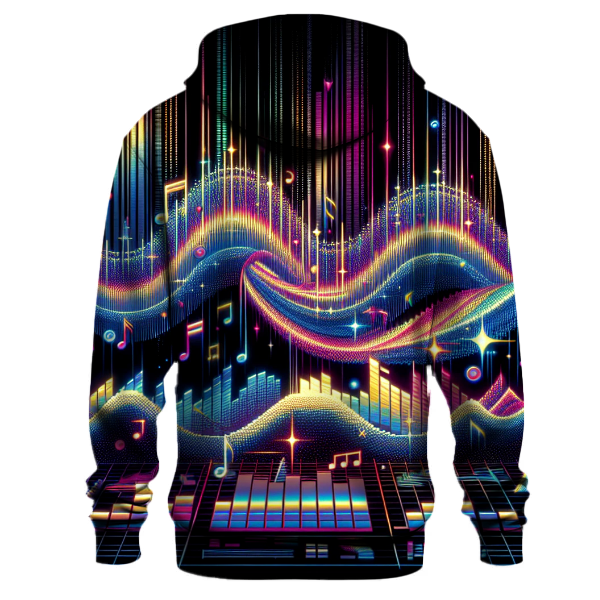 Retro Sonic Ripples Hoodie