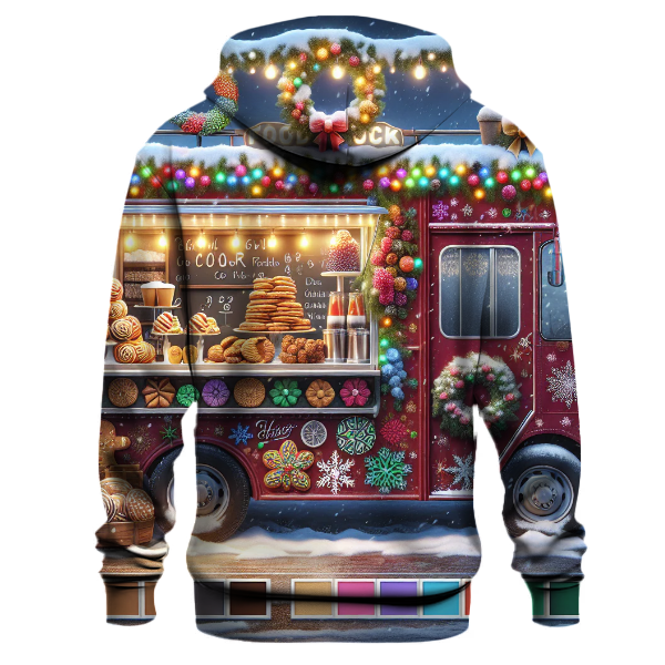 Festive Food Truck Holiday Cheer Hoodie
