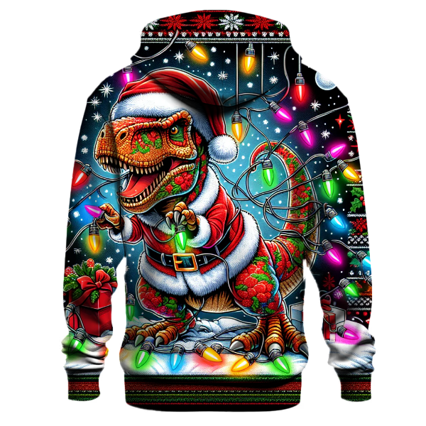 Merry Christmas T-Rex Hoodie