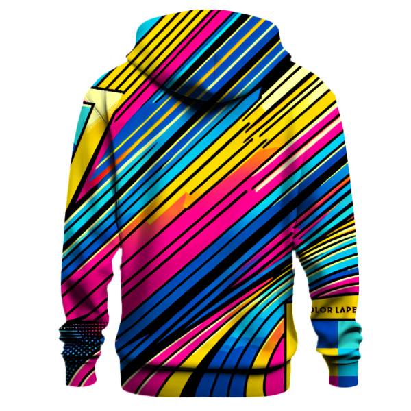 Radical Neon Stripes Hoodie