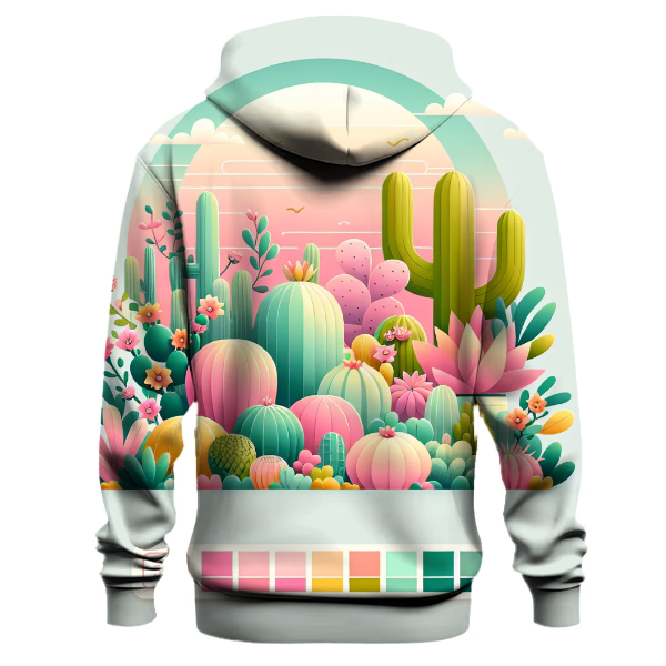 Retro Cactus Garden Hoodie