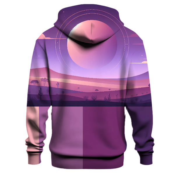 Mauve Twilight Mirage Hoodie