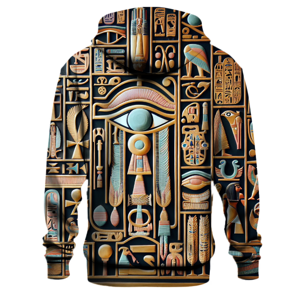 Enigmatic Egyptian Hieroglyphs Hoodie
