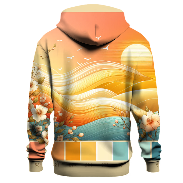 Serene Sunset Meadow Hoodie