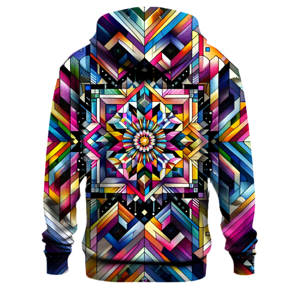 Kaleidoscopic Pop Burst Hoodie