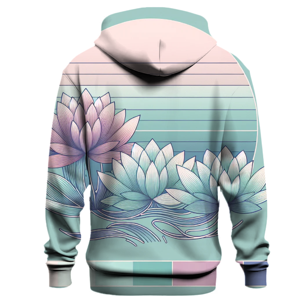 Water Lilies Gradient Hoodie