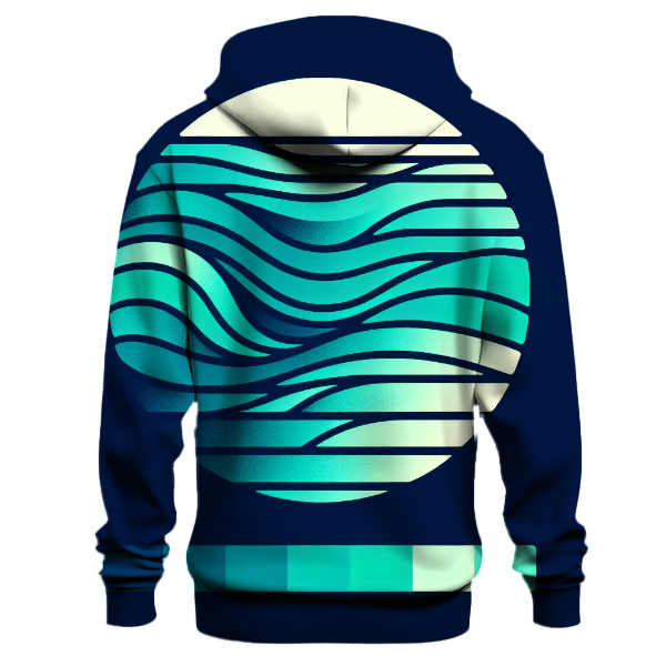 Mystic Ocean Gradient Design Hoodie