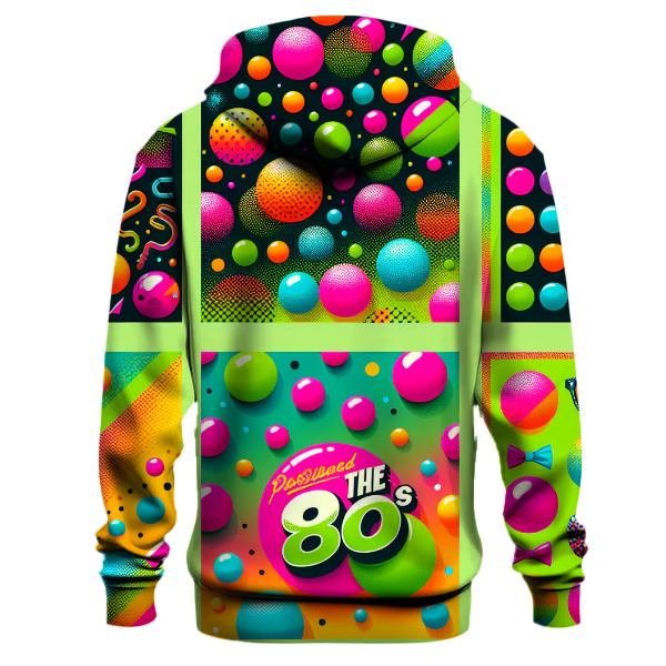 Funky 80s Polka Dots Hoodie