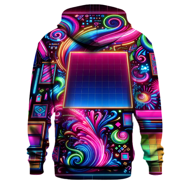 Groovy Neon Lights Hoodie