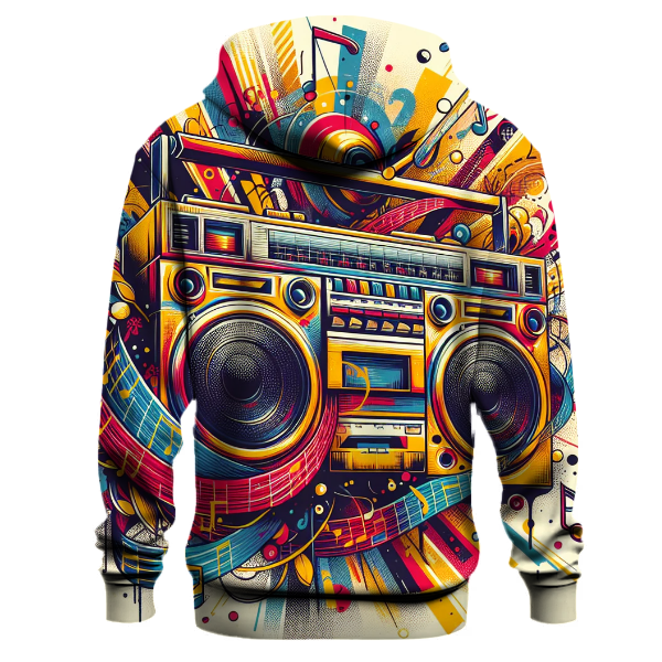 Retro Boombox Dreams Hoodie