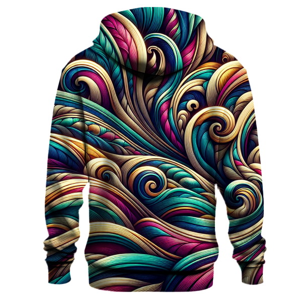 Kaleidoscopic Waves Hoodie