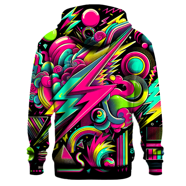 Radical 80s Neon Energy Hoodie