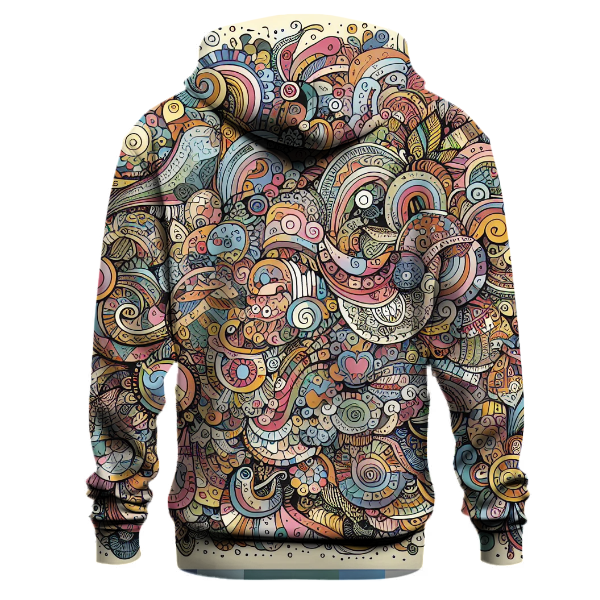 Artistic Doodle Delight Hoodie