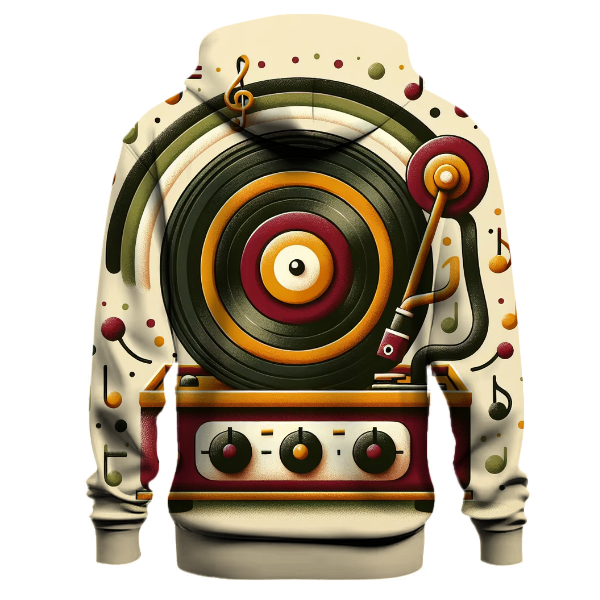 Vintage 70s Record Player Hoodie