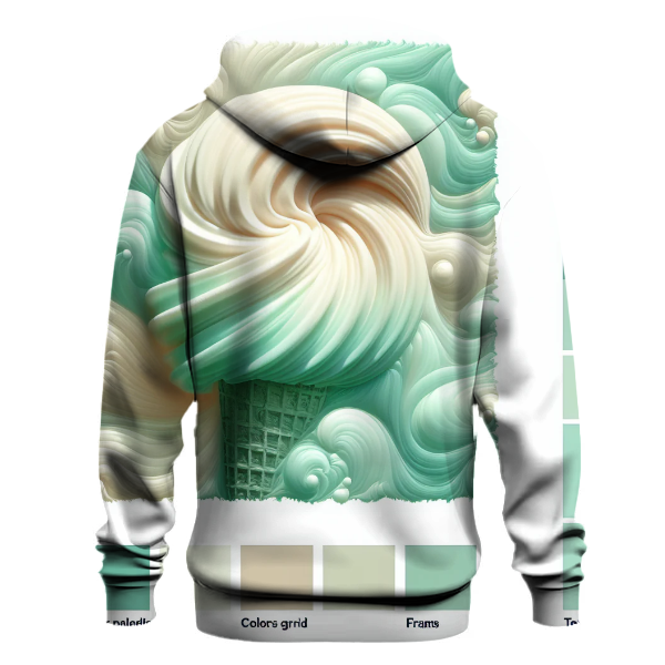 Mint Ice Cream Swirl Hoodie
