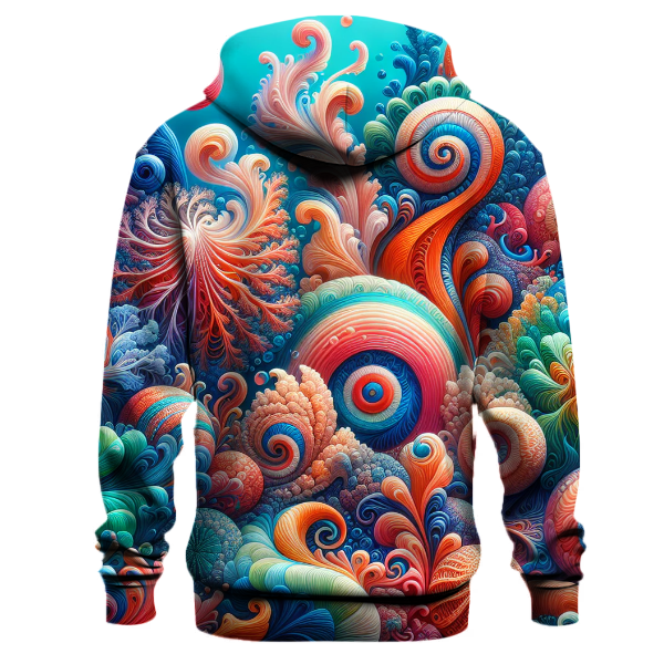 Ocean Coral Fusion Hoodie