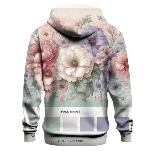 Charming Floral Bloom Tie-Dye Hoodie