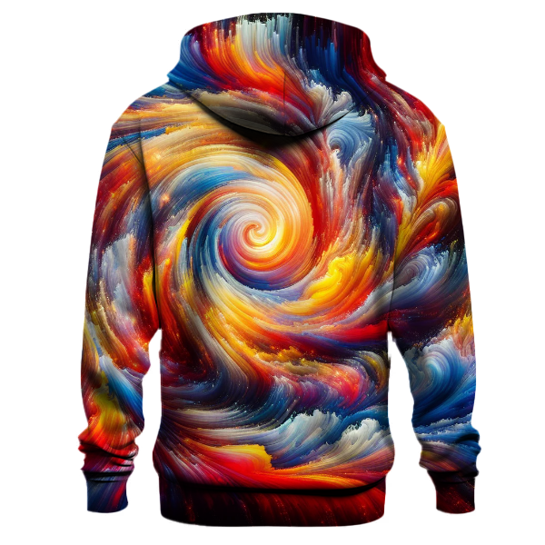 Cosmic Energy Tie-Dye Design Hoodie