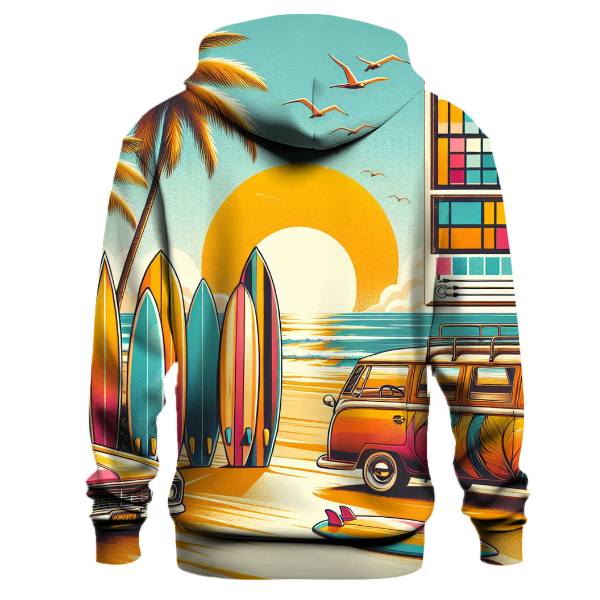 Retro Wave Summer Vibes Hoodie