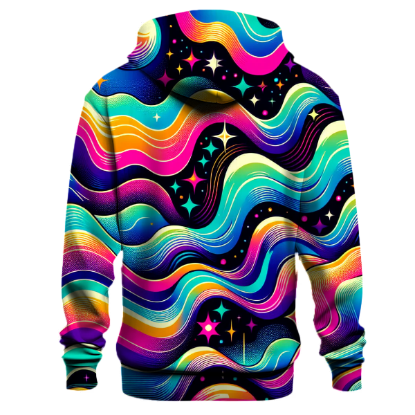 Cosmic Retro Waves Hoodie