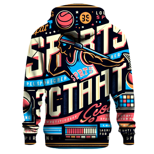 Retro Sports Team Hoodie