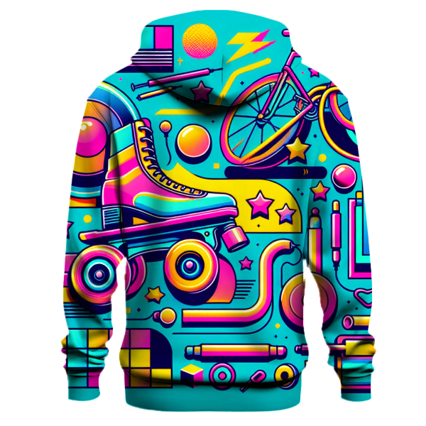 Retro Neon Adventure Hoodie