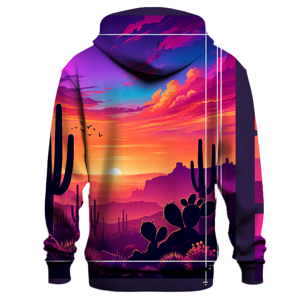 Colorful Desert Sunset Hoodie