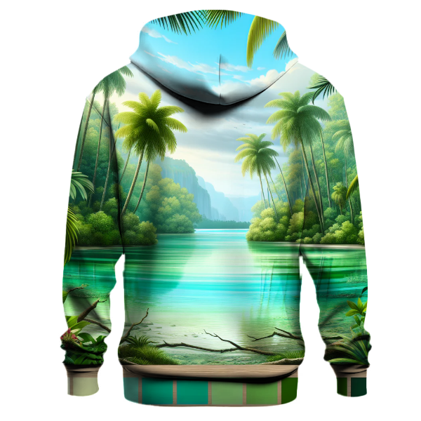 Lush Tropical Lagoon Hoodie