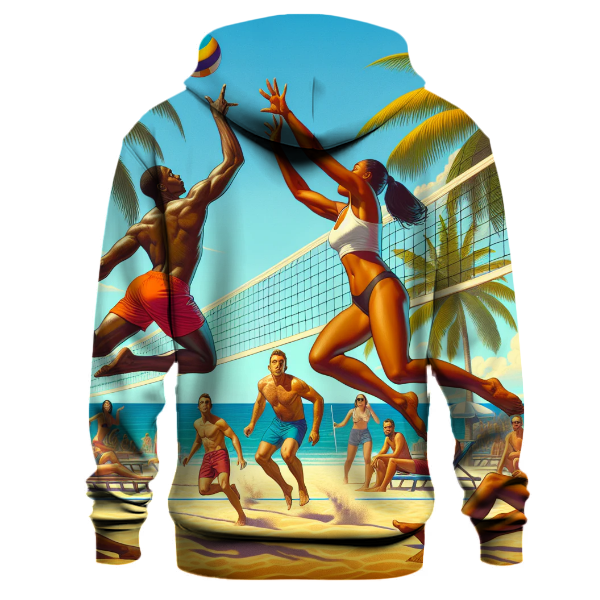 Beach Volleyball Buzz Hoodie