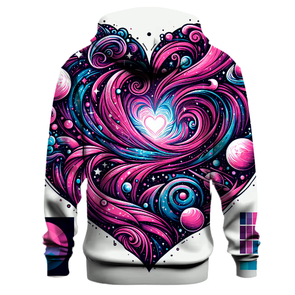 Cosmic Heart Design Hoodie