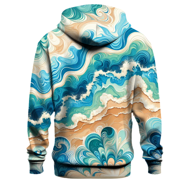 Luminous Sea Tie-dye Design Hoodie