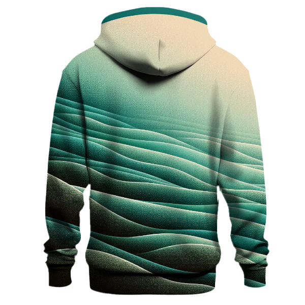 Emerald Ocean Wave Hoodie