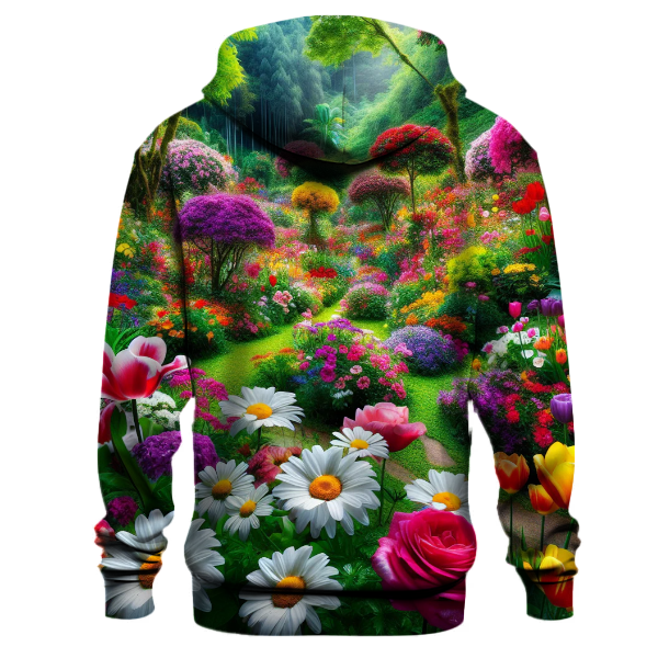 Charming Floral Symphony Hoodie