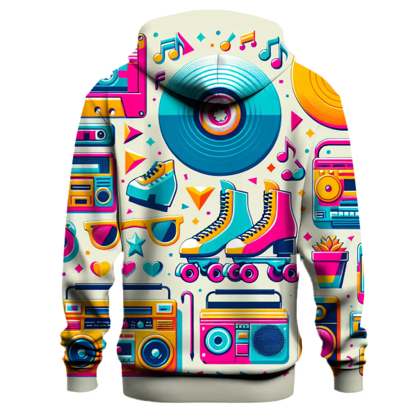 Funky 80s Icons Hoodie