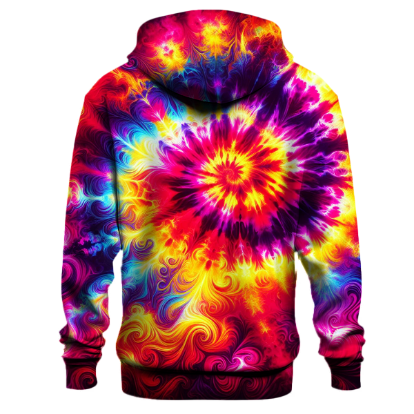 Electric Sunset Glow Hoodie