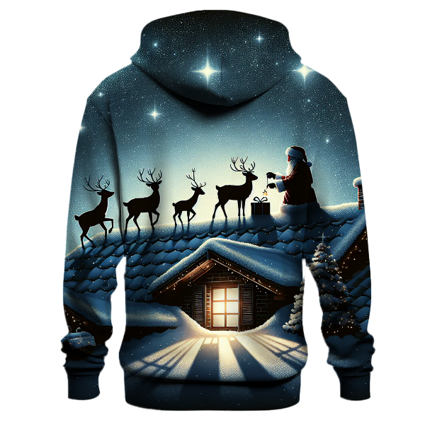 Rooftop Reindeer Rendezvous Hoodie