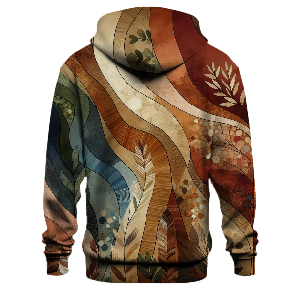 Radiant Earth Tie-dye Design Hoodie